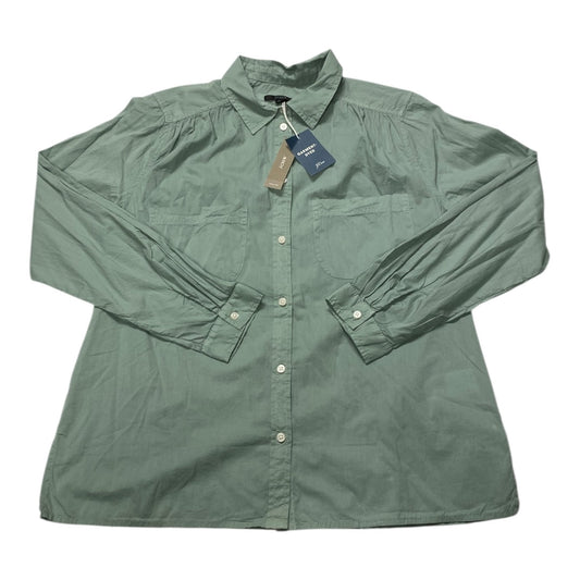 Top Ls By J. Crew In Green, Size:6
