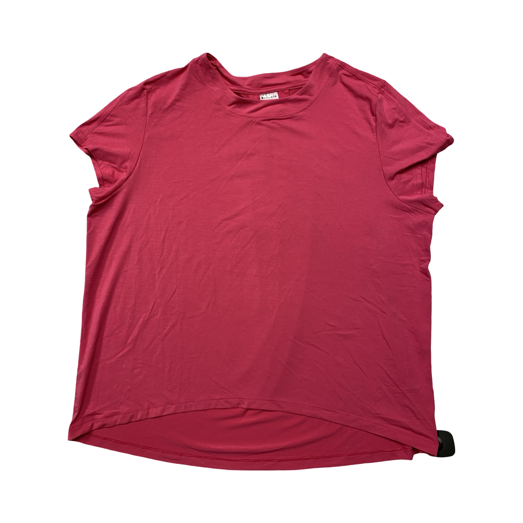 Athletic Top Ss By Athleta In Pink, Size:M