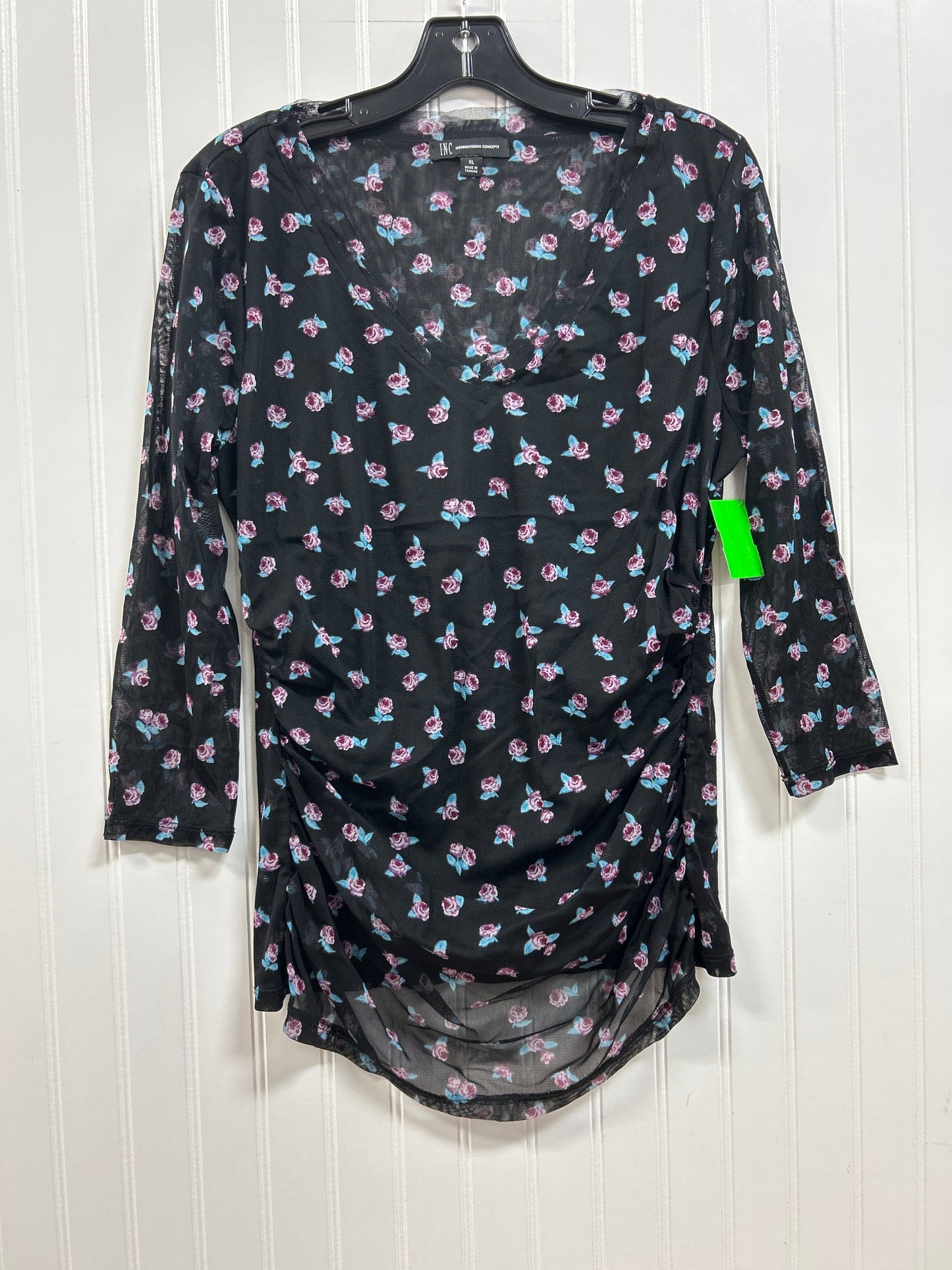 Top Ls By Inc In Black, Size:Xl