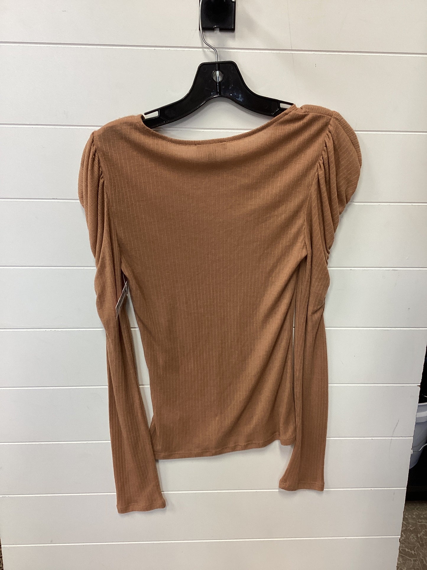 Top Ls By Express In Brown, Size:S
