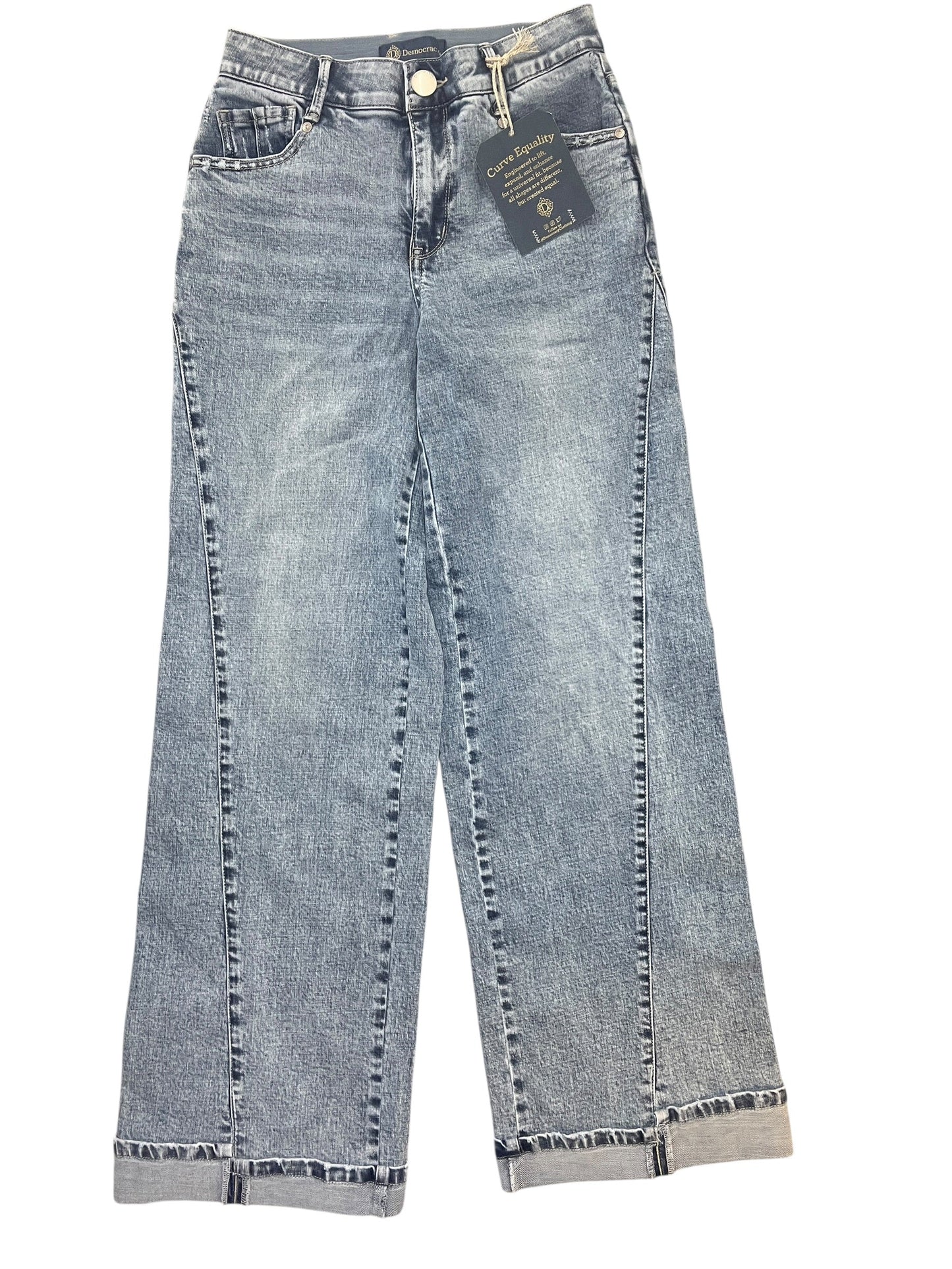Jeans Wide Leg By Democracy In Blue Denim, Size:2