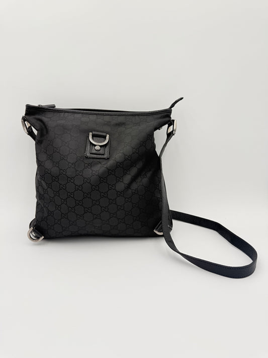 Crossbody Luxury Designer By Gucci In Black, Size:Medium