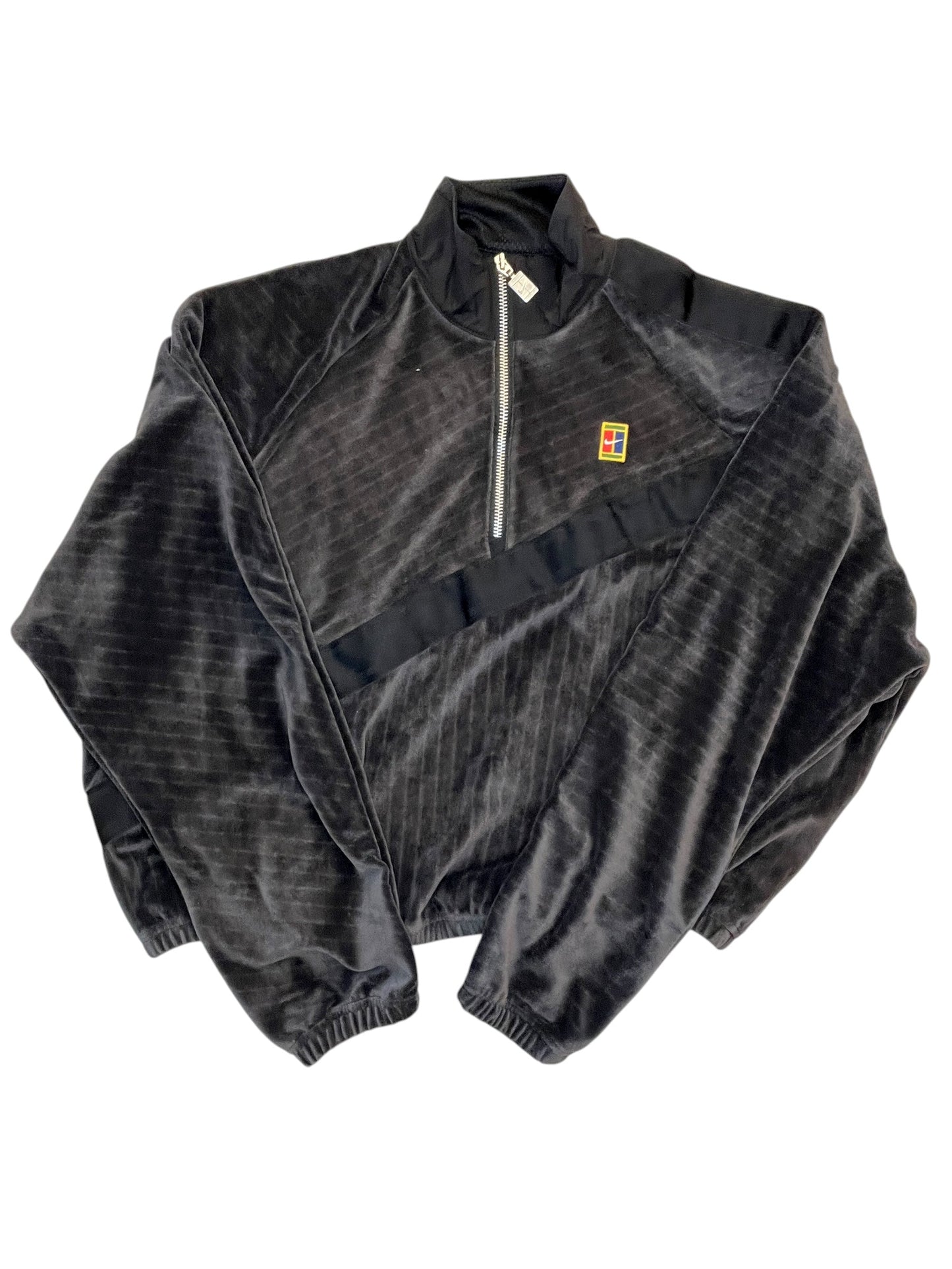 Athletic Sweatshirt Collar By Nike Apparel In Black, Size:S