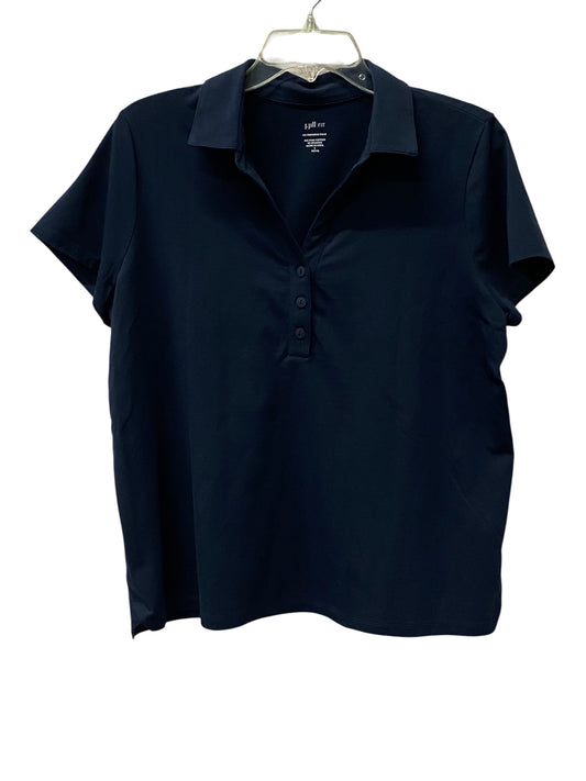Athletic Top Ss By J. Jill In Blue, Size:Lp