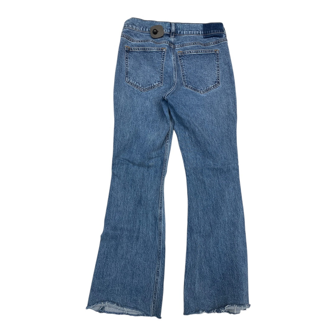 Jeans Boot Cut By Abercrombie And Fitch In Blue Denim, Size:6