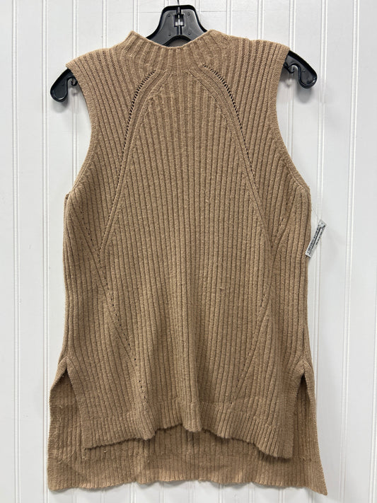 Vest Sweater By Elle In Brown, Size:S