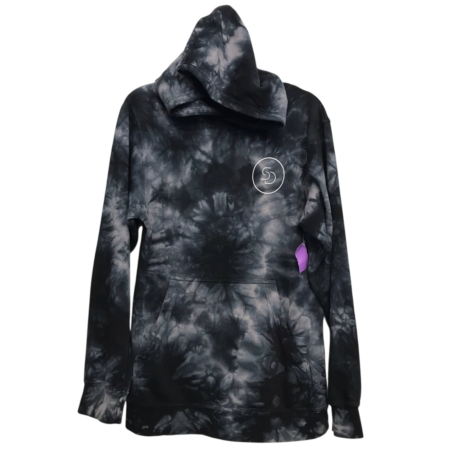 Sweatshirt Hoodie By Independent Trading Co. In Tie Dye Print, Size:S