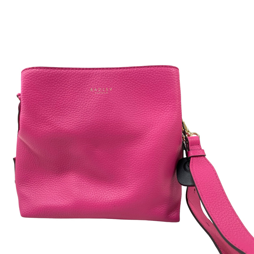 Handbag Leather By Radley London In Pink, Size:Medium