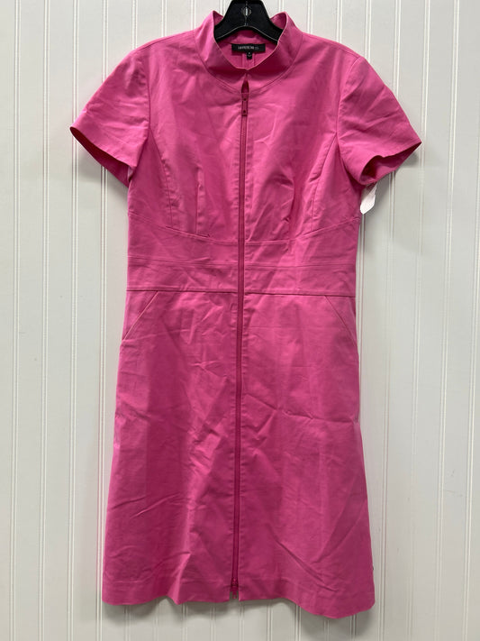 Dress Designer By Lafayette 148 In Pink, Size:8