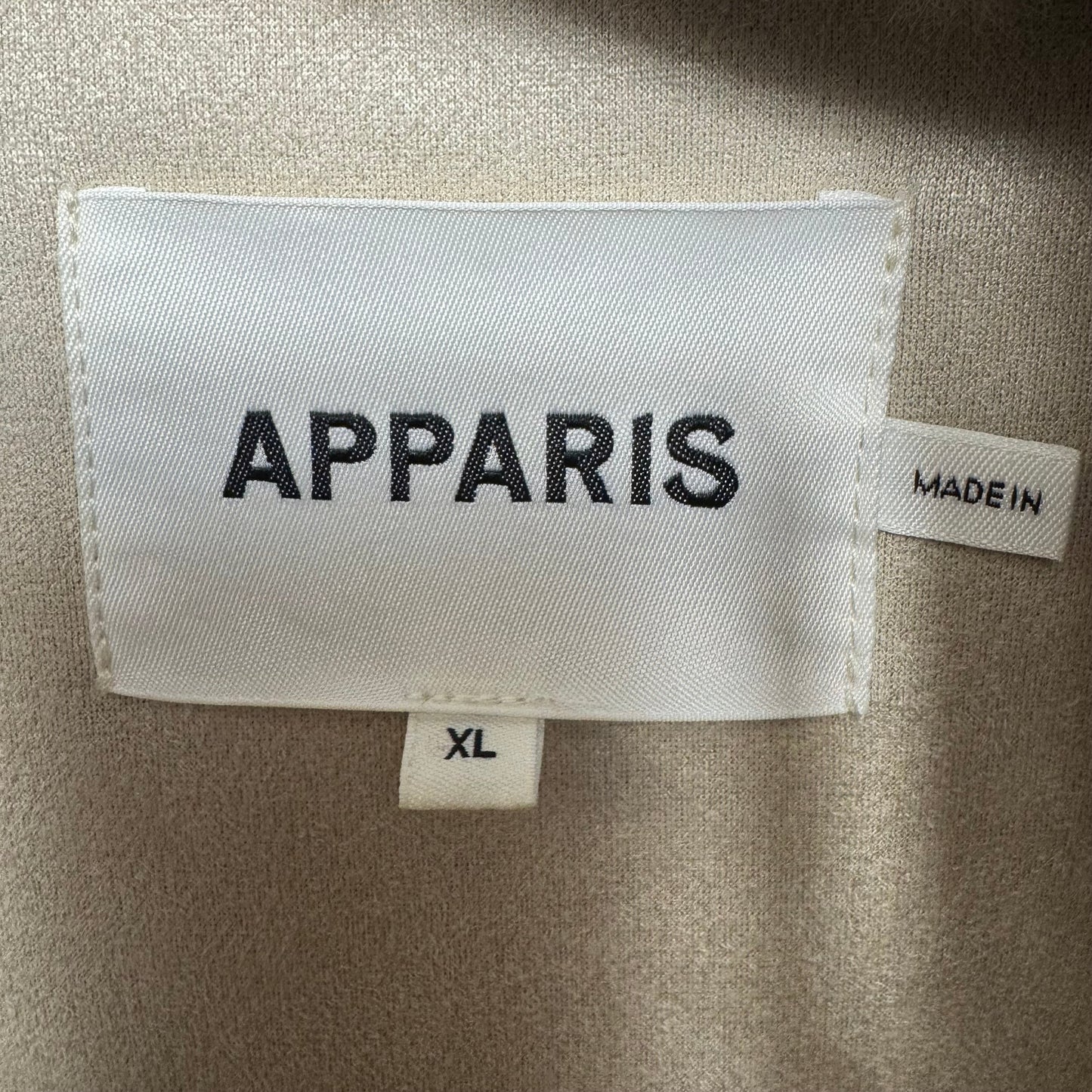 Blair Faux Fur Coat In By Apparis In Latte, Size: XL