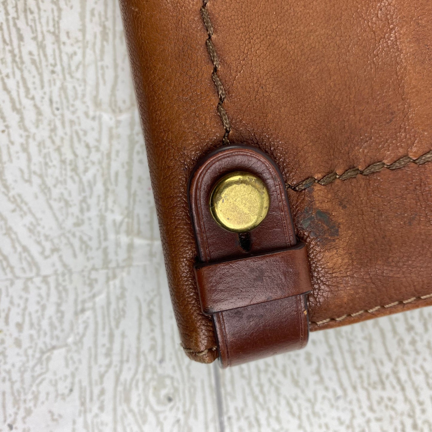 Wallet Leather By Fossil, Size: Small