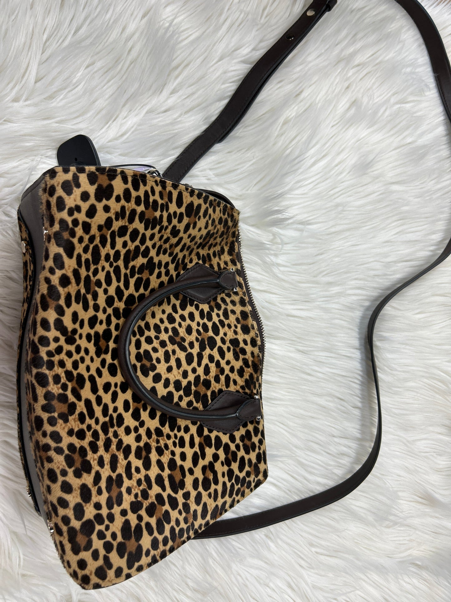 Handbag By Kate Spade In Animal Print, Size:Large
