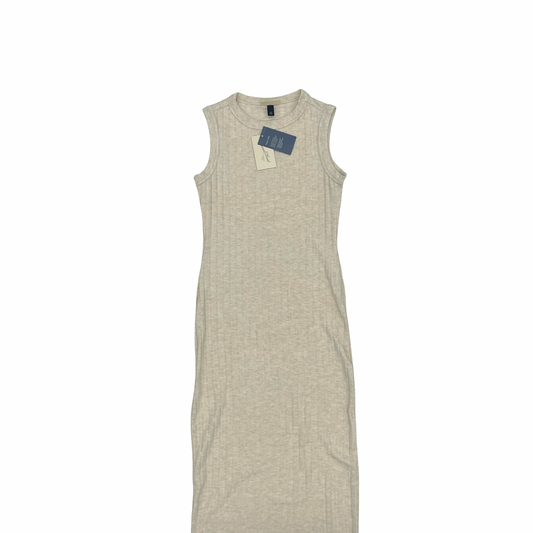 Dress Casual Midi By Universal Thread In Tan, Size:Xs