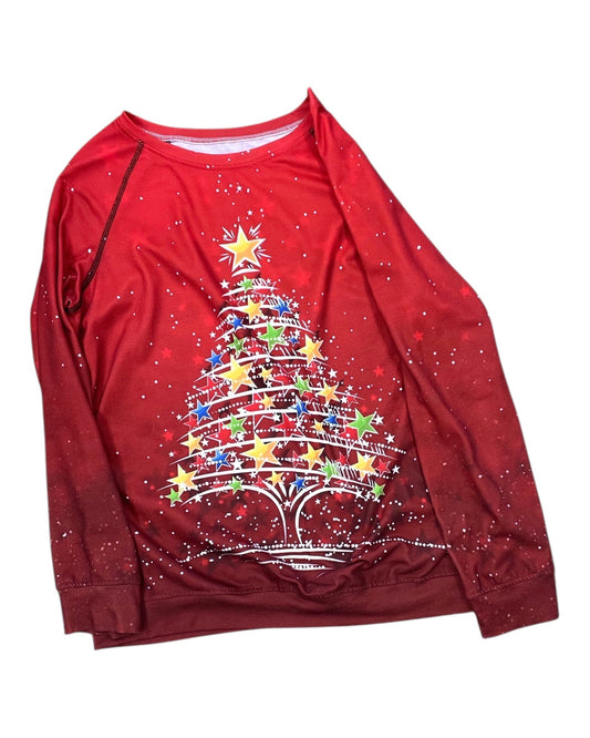 Sweatshirt Crewneck By Clothes Mentor In Red, Size:Xl