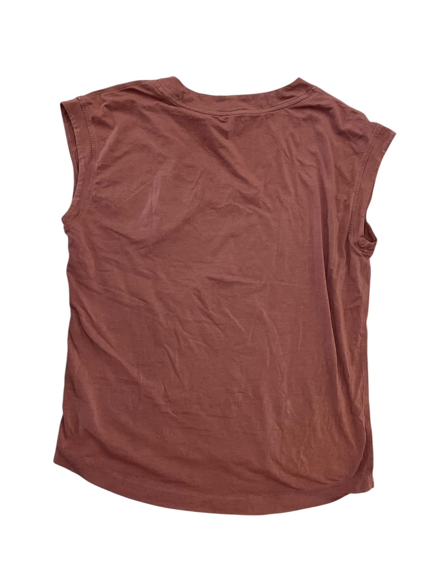 Top Sleeveless By Athleta In Mauve, Size:M