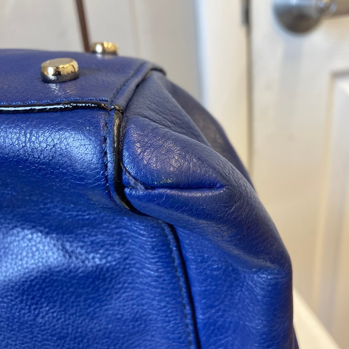 Handbag Designer By Kate Spade In Blue, Size:Medium