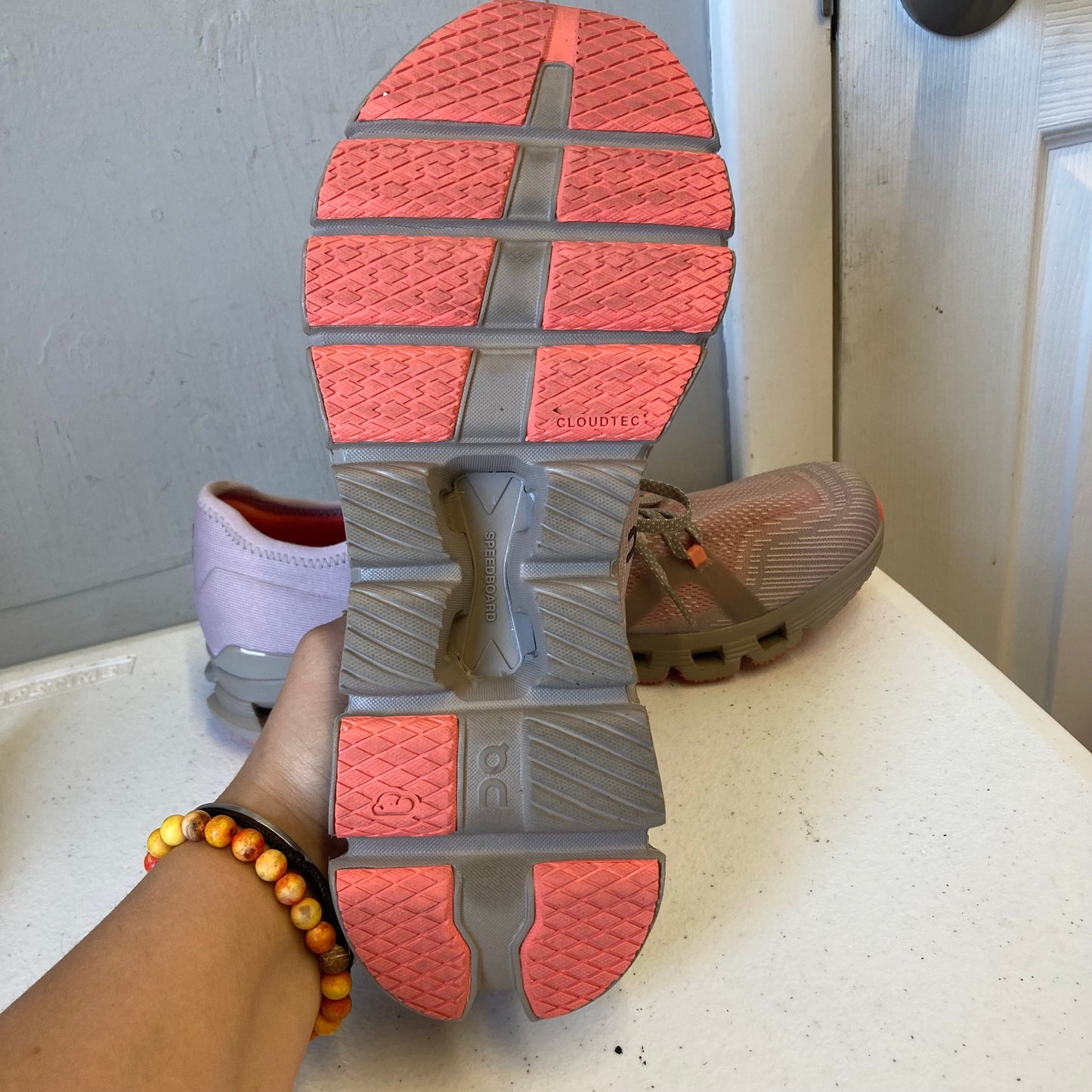 Shoes Athletic By On In Purple, Size:10