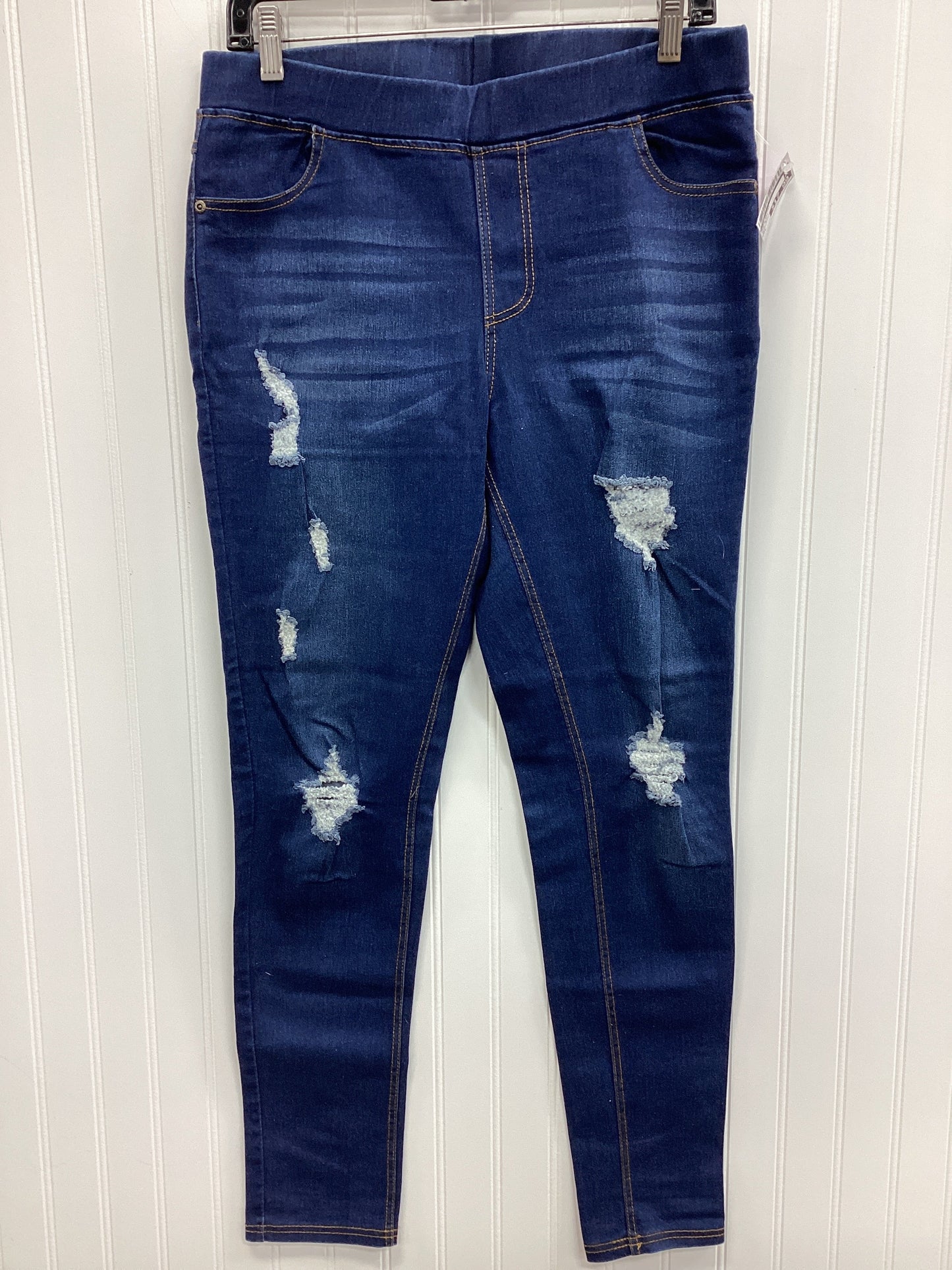Jeans Skinny By Cmc In Blue Denim, Size:L