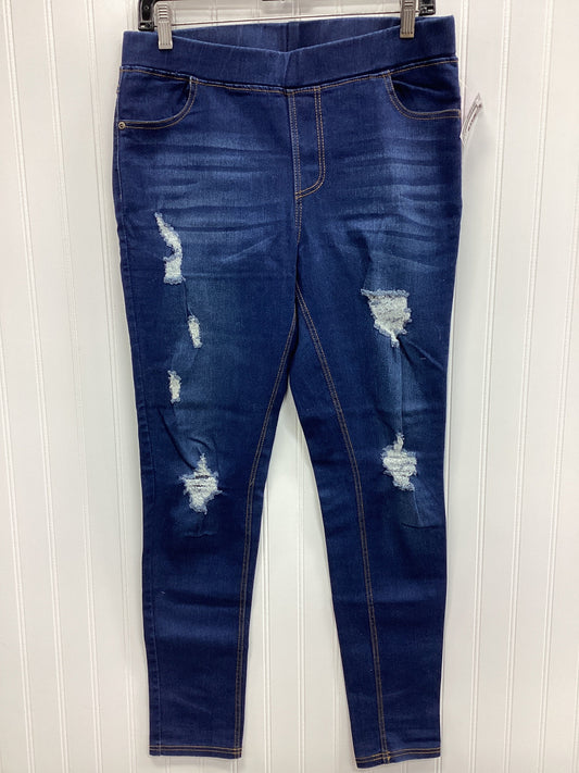 Jeans Skinny By Cmc In Blue Denim, Size:L