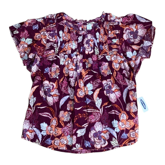 Top Ss By Old Navy In Orange & Purple, Size:S