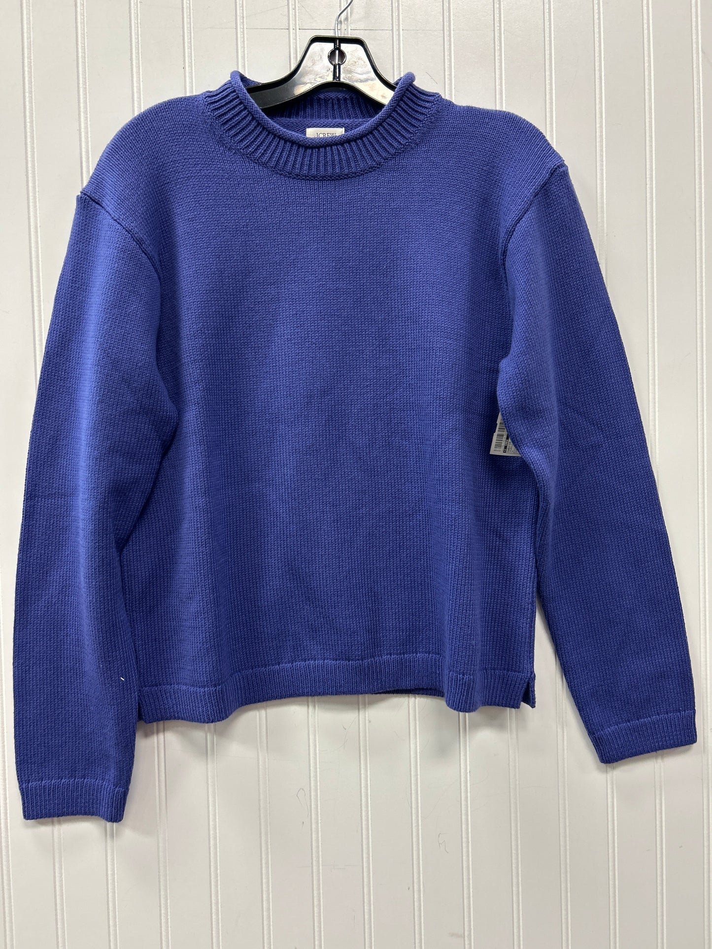 Sweater By J. Crew In Purple, Size:M NWT