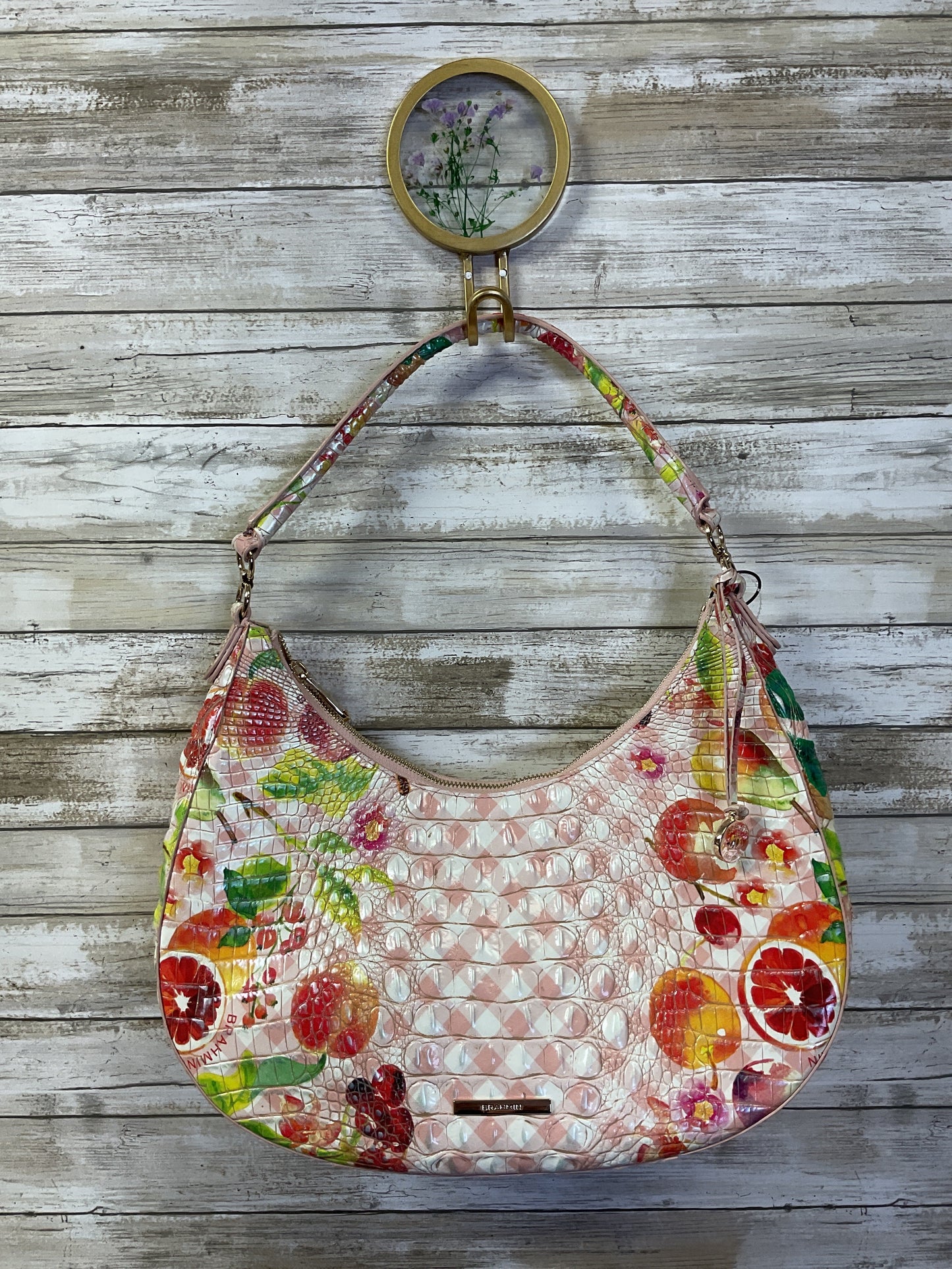 Handbag Designer By Brahmin In Multi, Size:Large