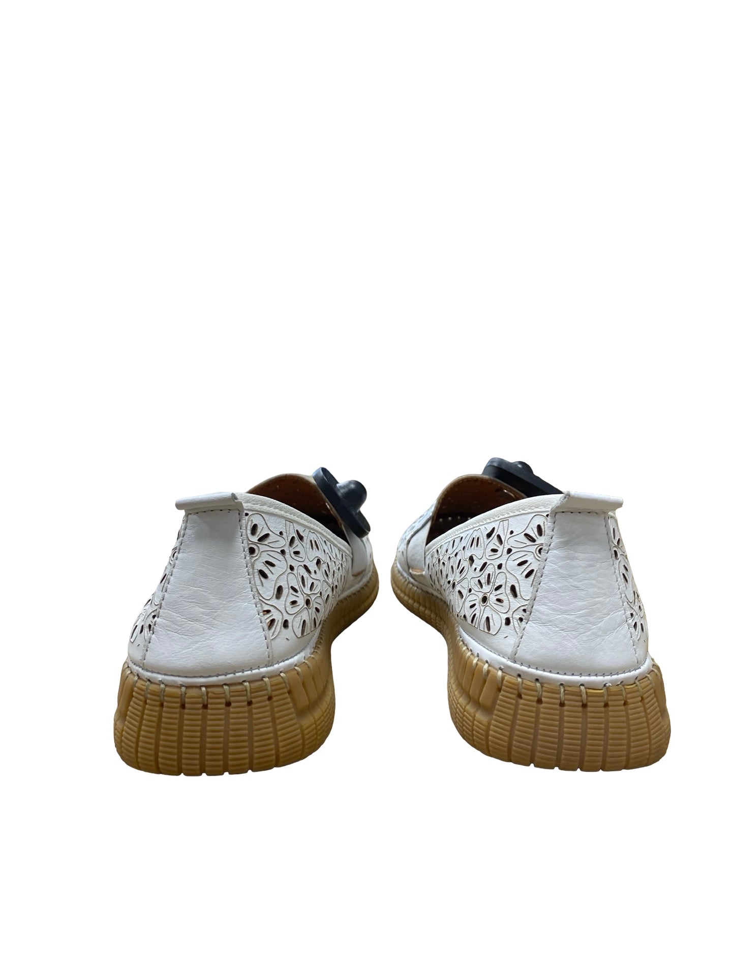Shoes Flats By Spring Step In White, Size:10.5