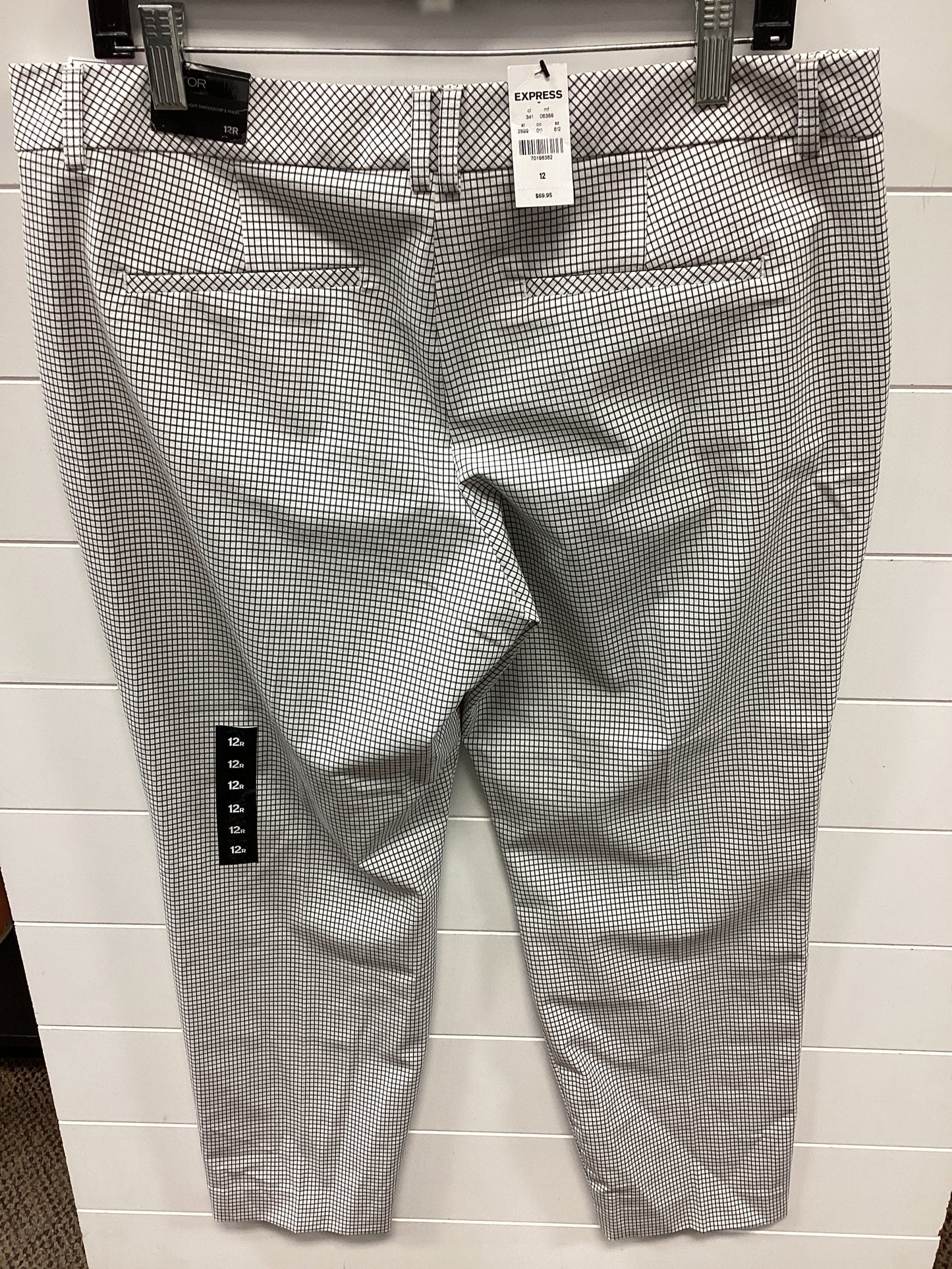 Pants Dress By Express In White, Size:12