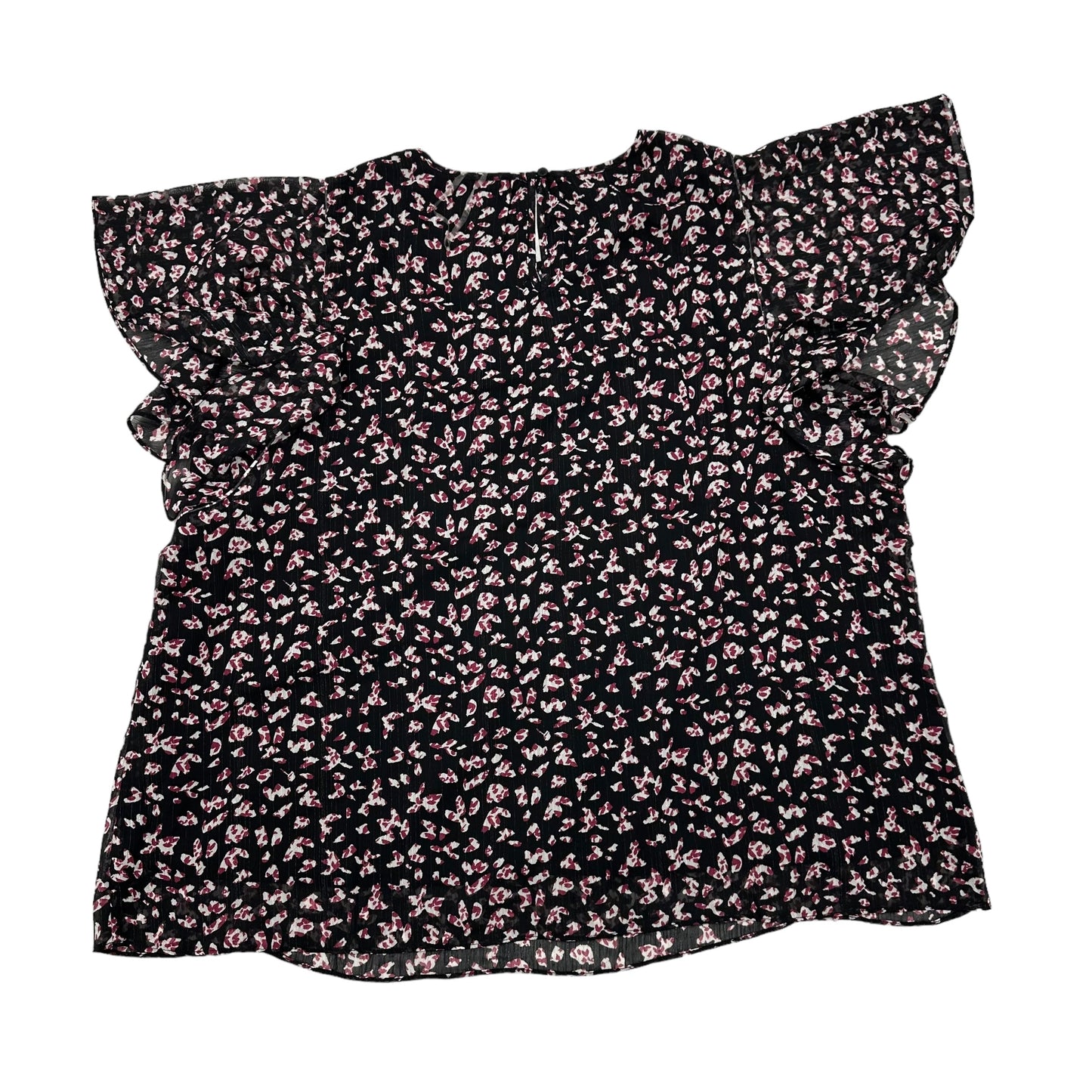 BLACK BLOUSE SS by CME Size:1X