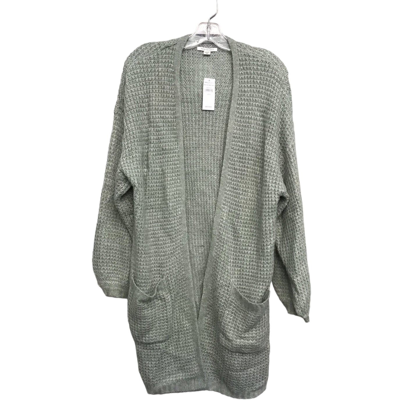 GREEN SWEATER CARDIGAN by AMERICAN EAGLE Size:S