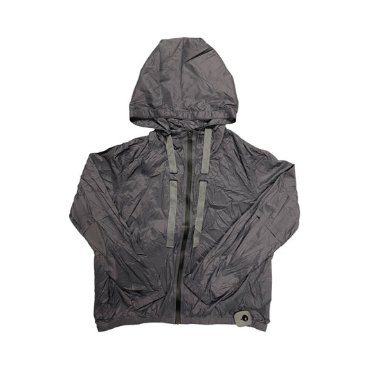 Athletic Jacket By Zyia In Grey, Size:M