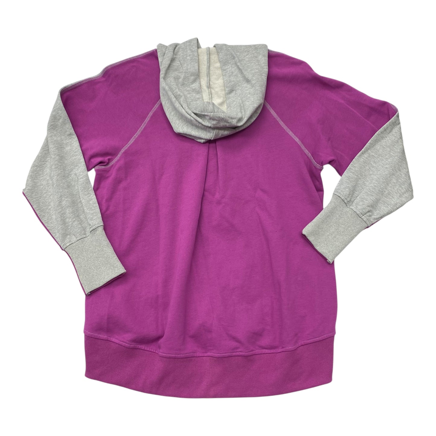 Sweatshirt Hoodie By Coco And Carmen In Grey & Purple, Size:S