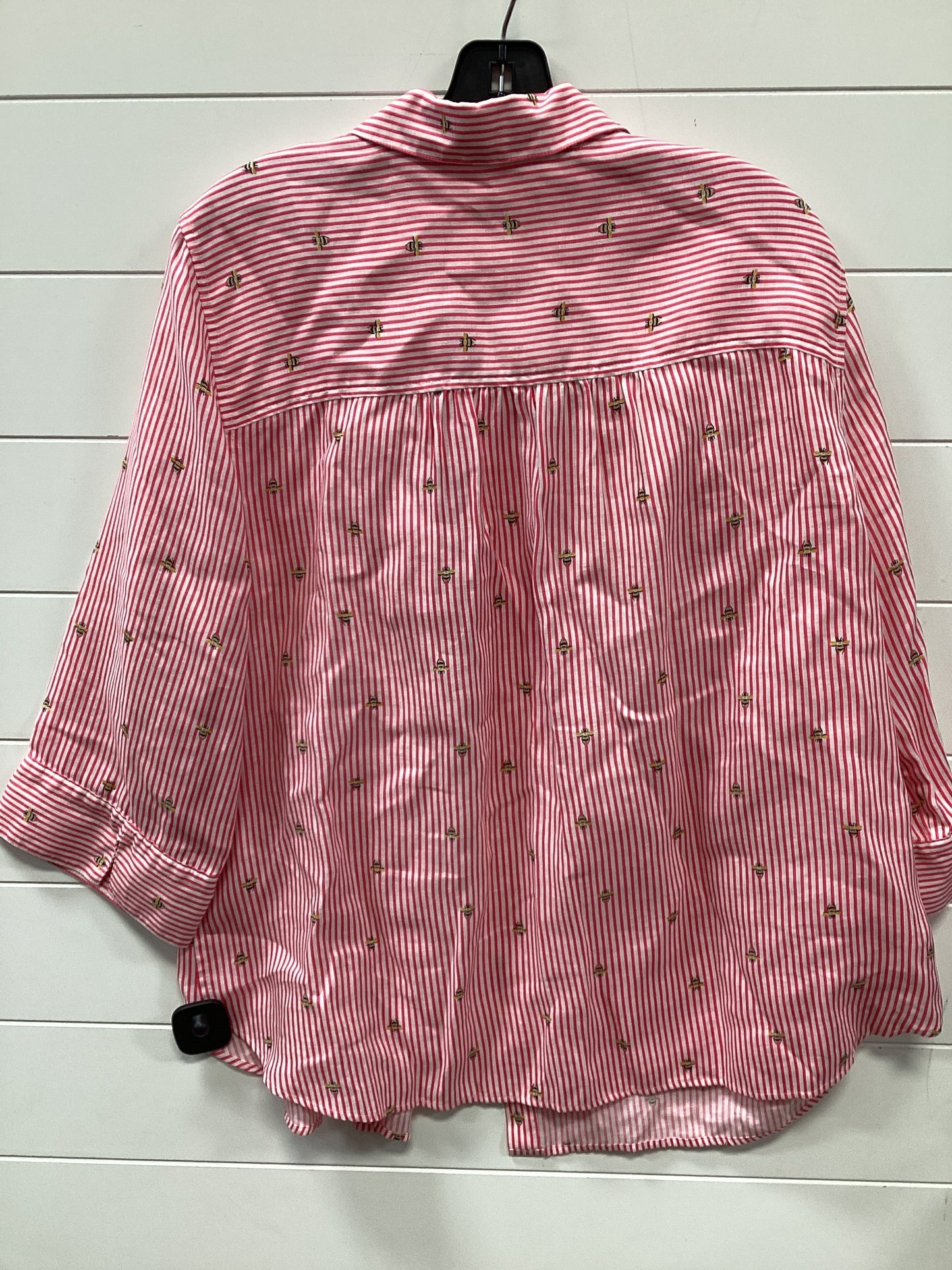 Blouse Ls By Chicos In Red, Size:L