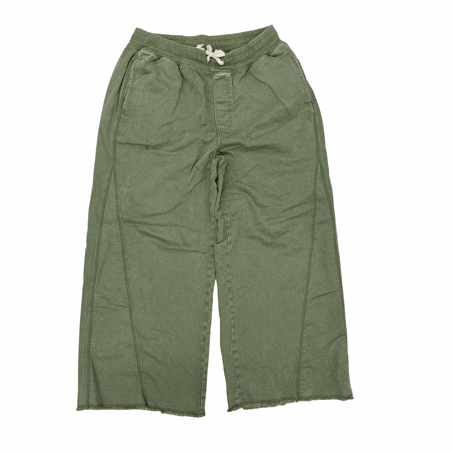 Pants Wide Leg By Aerie In Green, Size:L