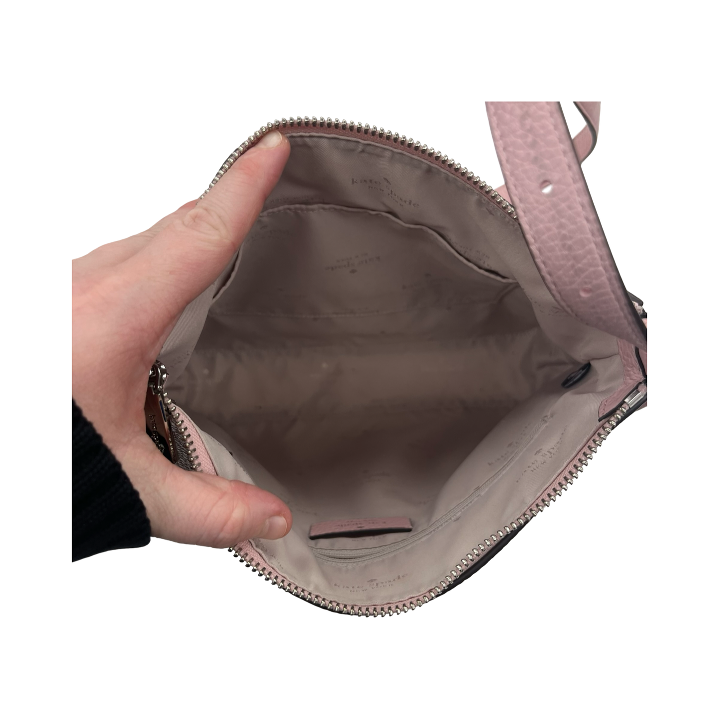 Crossbody Designer By Kate Spade In Pink, Size:Large