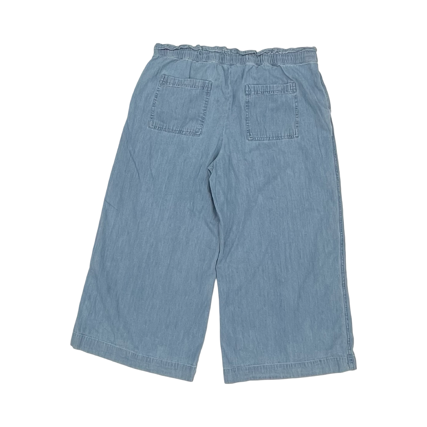 Pants Wide Leg By Loft In Blue Denim, Size:Xl