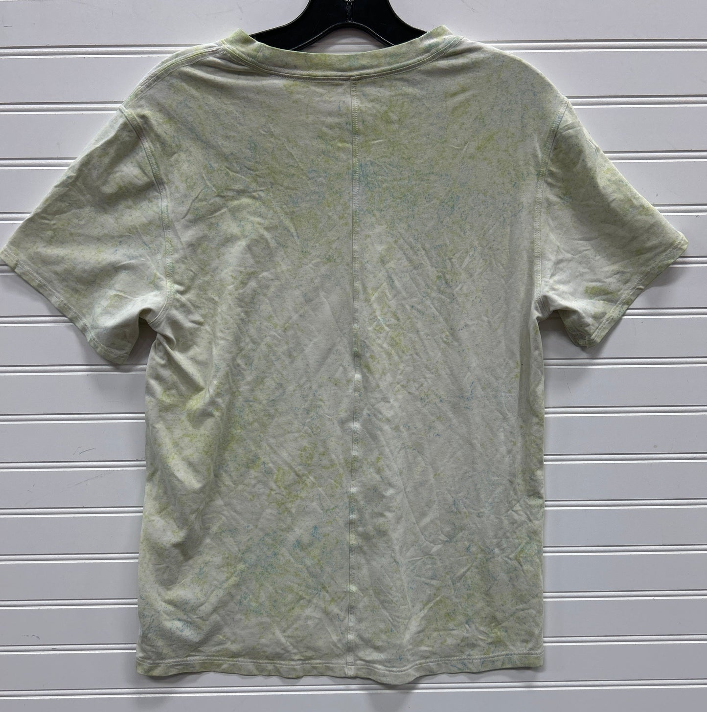 Athletic Top Ss By Lululemon In Yellow, Size:2