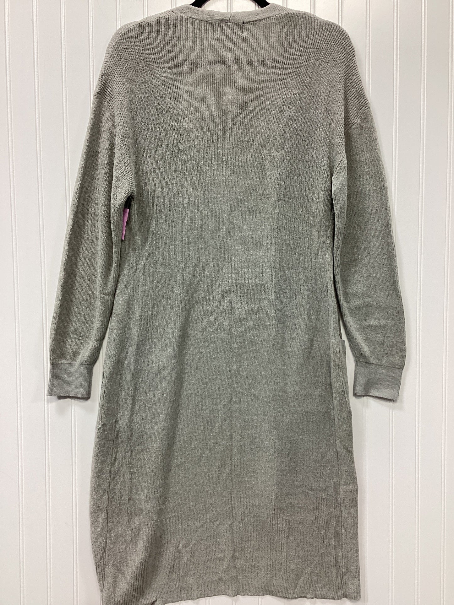 Sweater Cardigan By Cider In Grey, Size:Xl