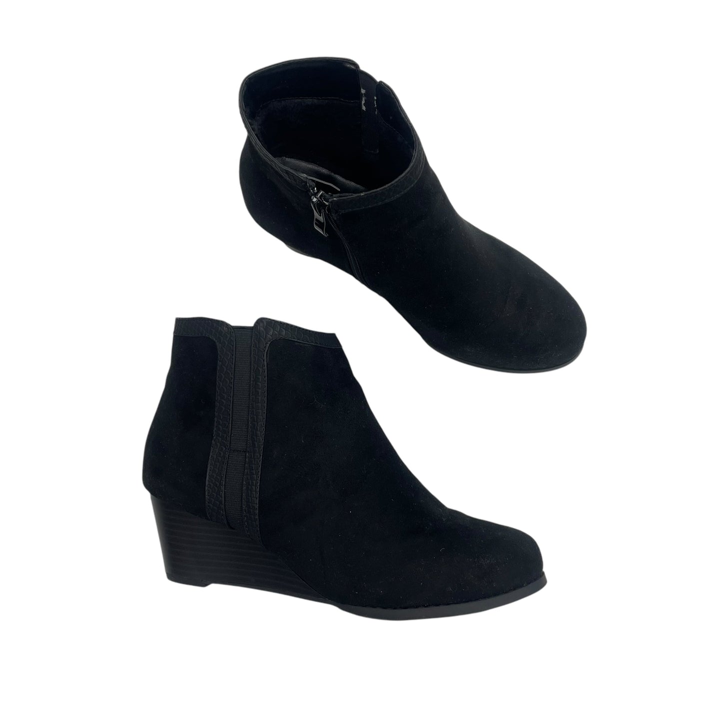 Boots Ankle Heels By Jg Collections In Black, Size:8.5