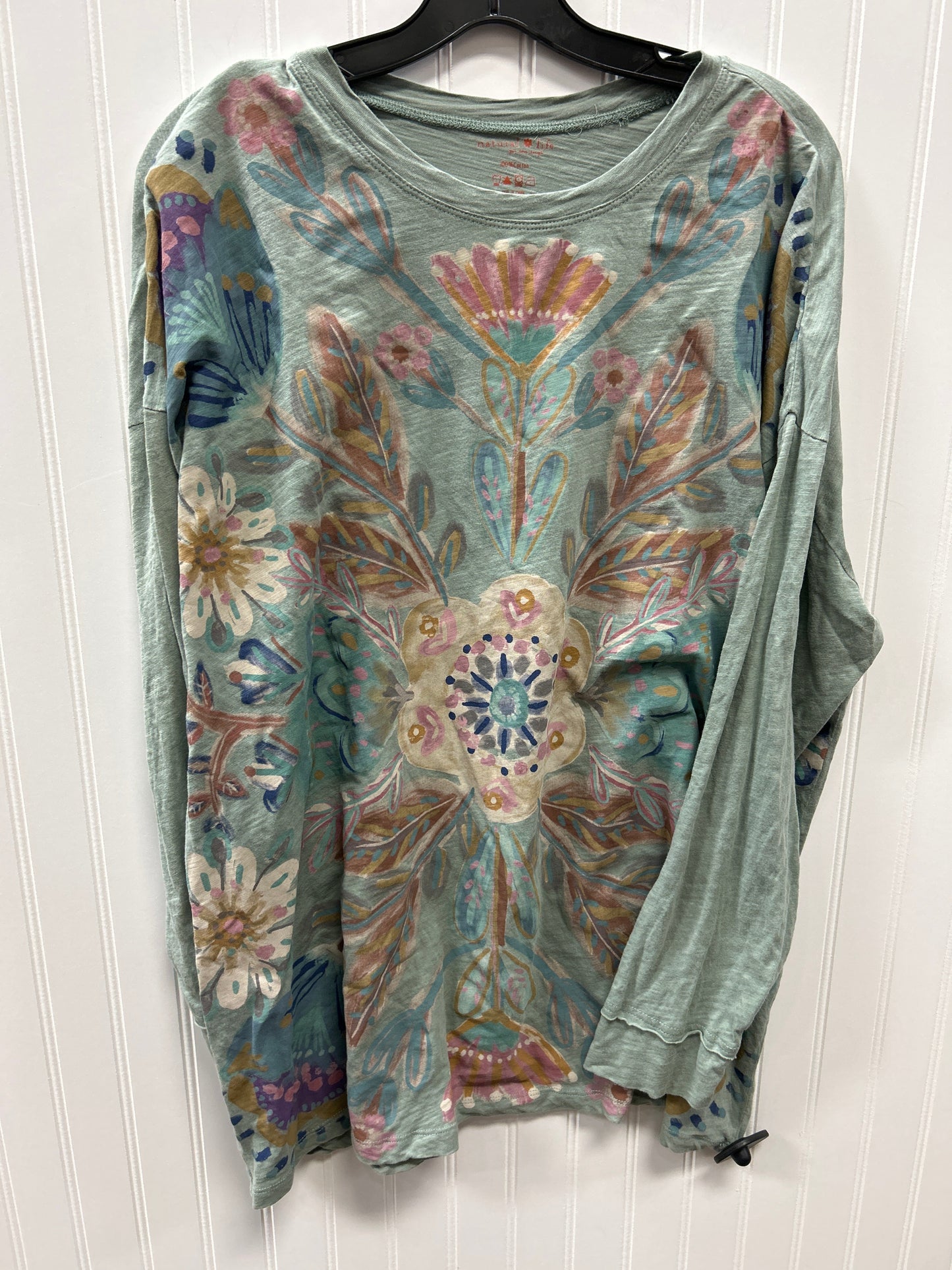 Top Ls By Natural Life In Green, Size:Osfm