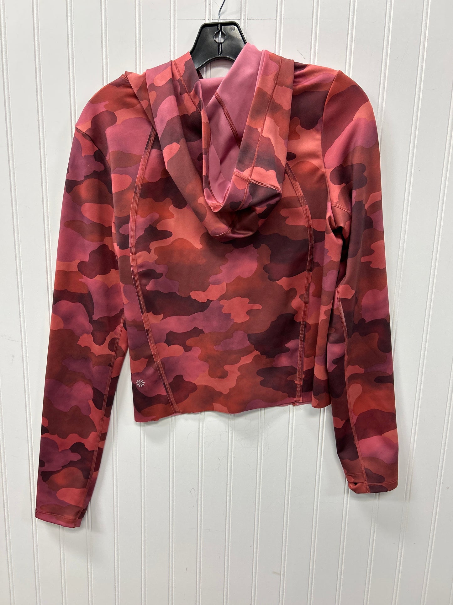 Athletic Top Ls Collar By Athleta In Red, Size:S