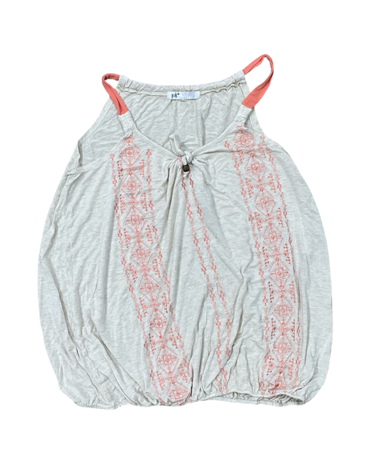 Top Sleeveless By Jolt In Cream, Size:Xl