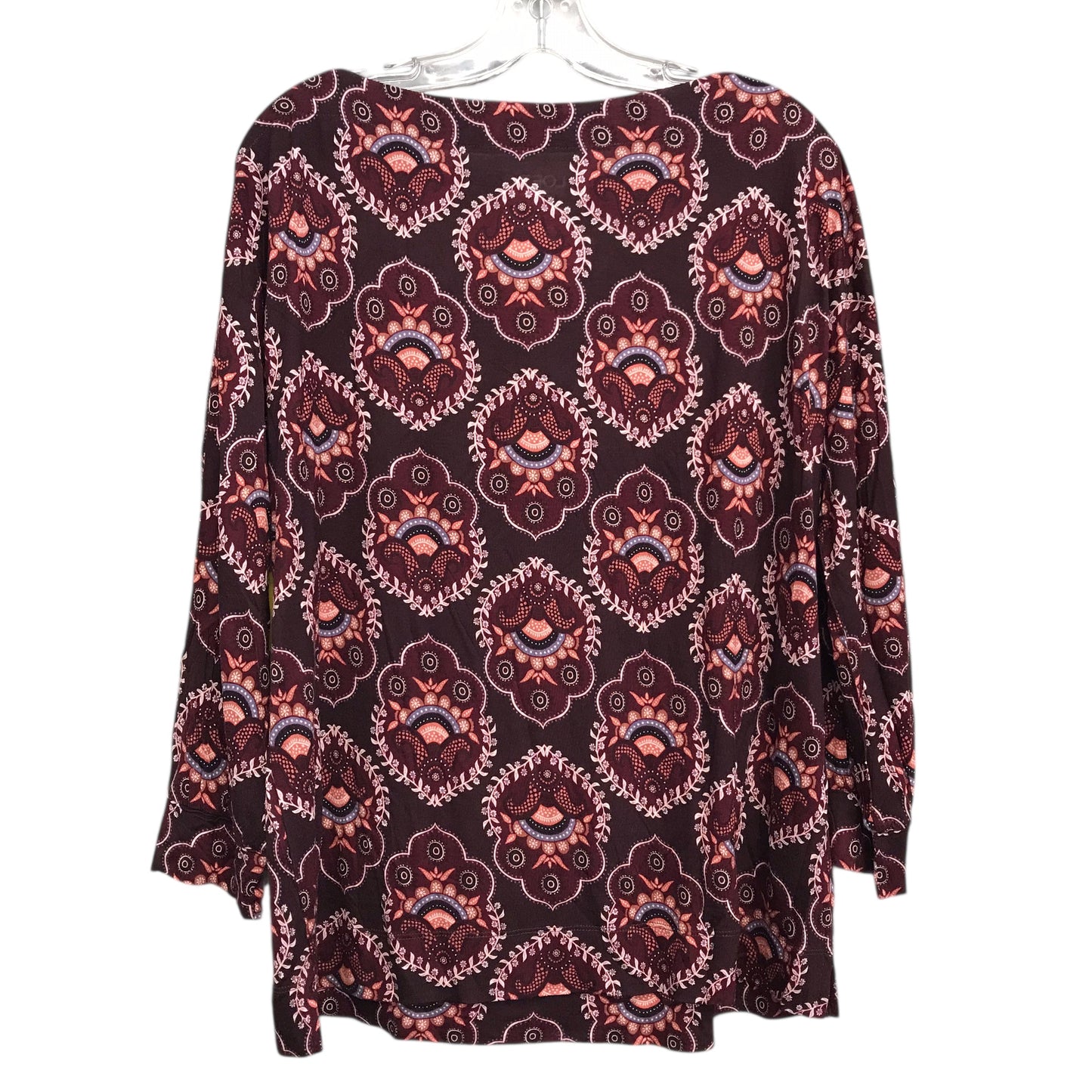 Top Ls By Loft In Paisley Print, Size:L