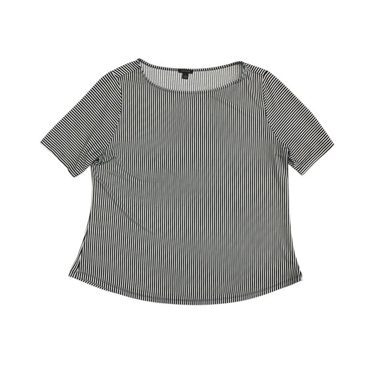 Top Ss By Ann Taylor In Black & White, Size:Xl