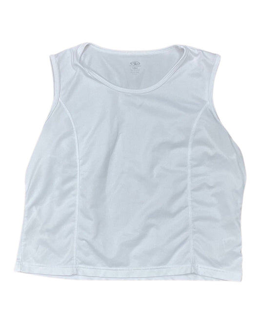 Athletic Tank Top By Athletic Works In White, Size:Xl