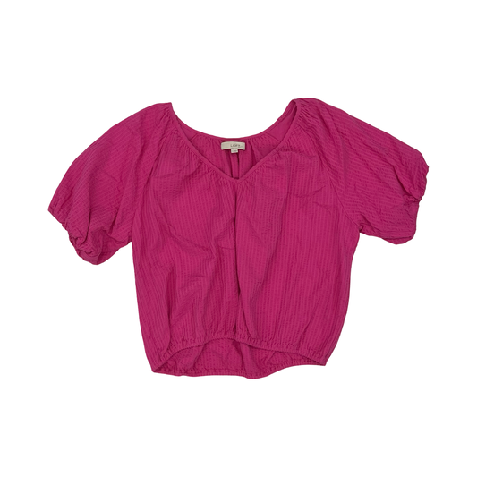 Top Ss By Loft In Pink, Size:L