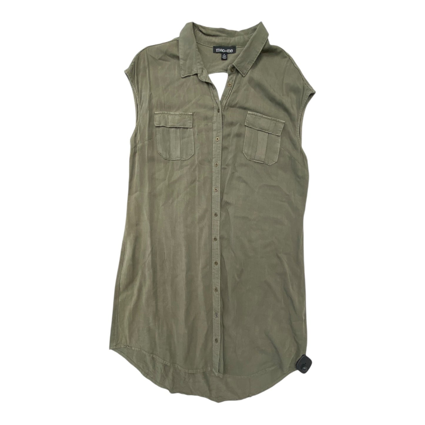 Dress Casual Midi By MacAndMe In Green, Size:Xl