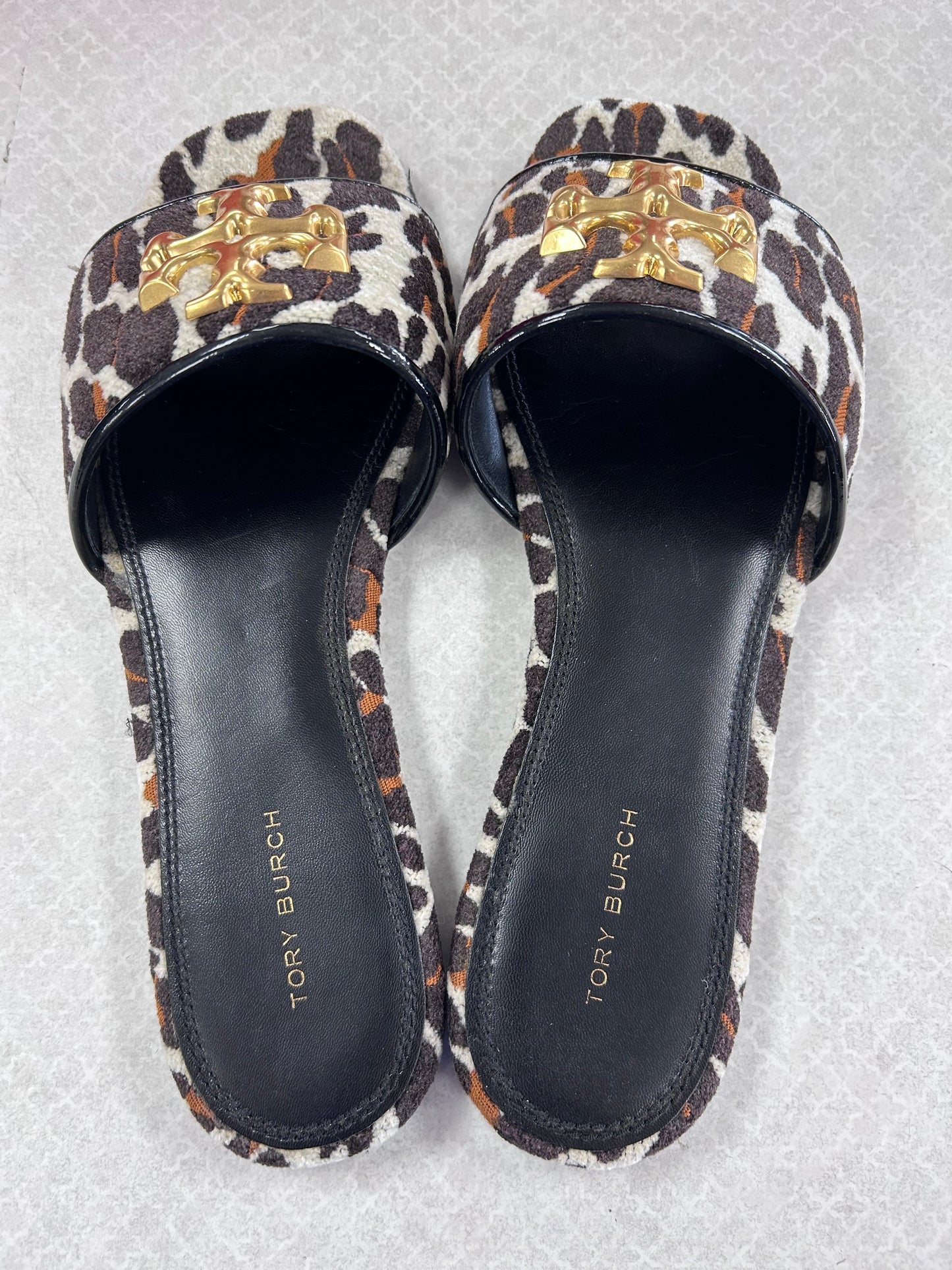 Sandals Designer By Tory Burch In Animal Print, Size: 8.5