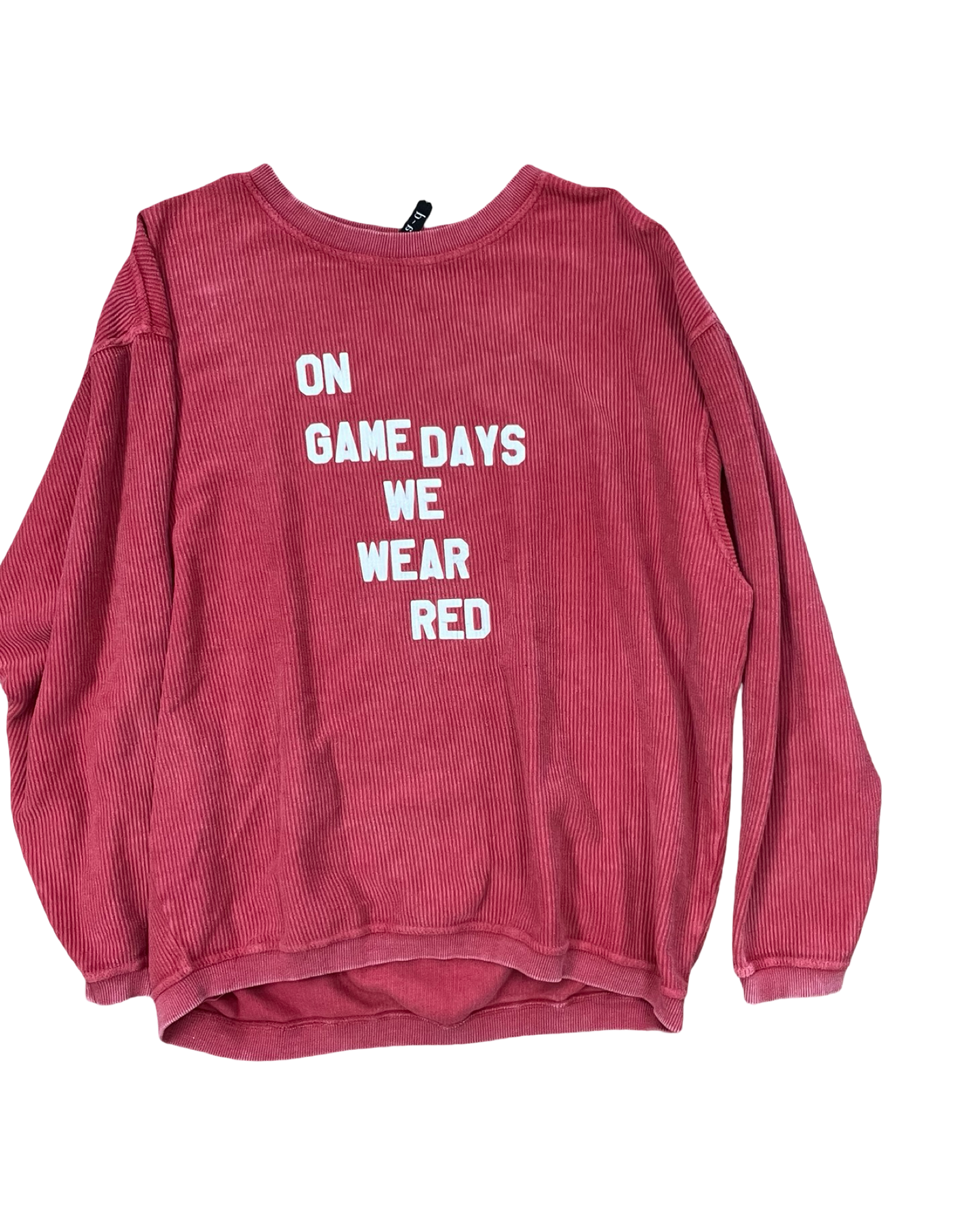 Sweatshirt Collar By Chicka-D In Red, Size:L