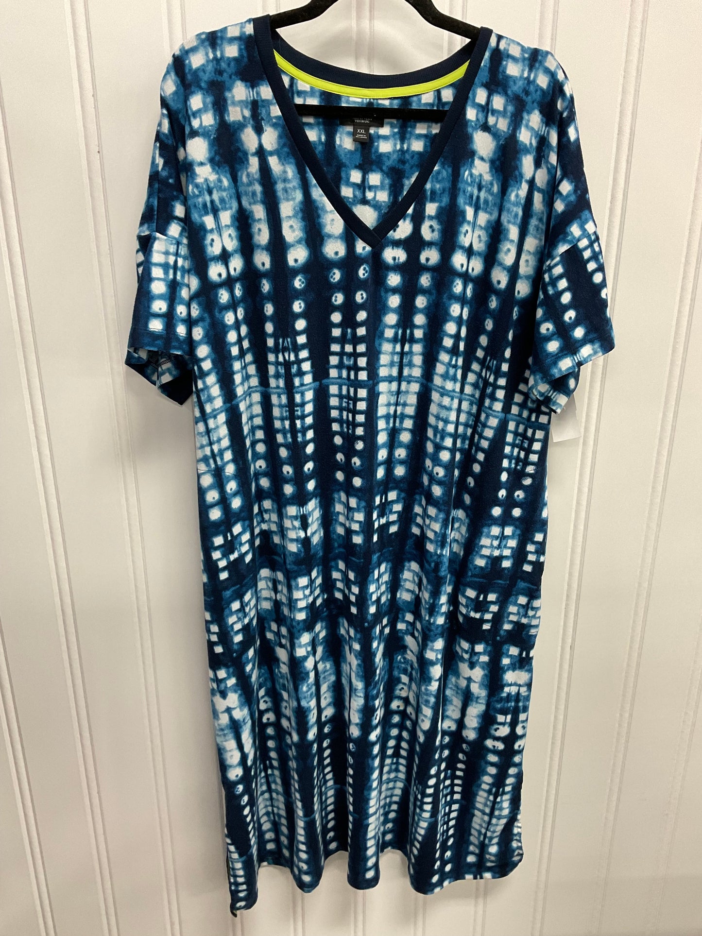 Dress Casual Maxi By Simply Vera In Tie Dye Print, Size:Xxl